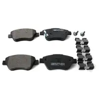 ZIMMERMANN Brake Discs + Brake Pads for OPEL Adam 14-inch Corsa D (front)