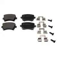 Zimmermann SPORT Bremsscheiben + Bel&auml;ge f&uuml;r VW Golf 5 6 Touran 1T1 1T2 AUDI A3 8P hinten