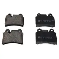 ZIMMERMANN Brake Discs + Brake Pads + Wako for VW Touareg 7L PR-1KQ (Rear)