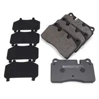 ZIMMERMANN Brake Discs + Brake Pads + Wako for VW Touareg 7P PR-1LC (Front)