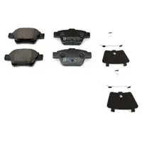 ZIMMERMANN Bremsscheiben + Radlager + Bel&auml;ge f&uuml;r CITROEN C4 1 PEUGEOT 207 307 hinten