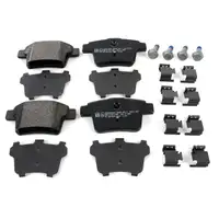 ZIMMERMANN Bremsscheiben + Bel&auml;ge f&uuml;r FORD Mondeo 3 MK3 ab 09.2004 vorne + hinten