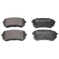 ZIMMERMANN Brake Discs + Pads for HYUNDAI i10 PA and KIA Picanto SA TA (Rear)