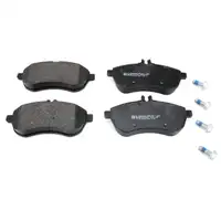 ZIMMERMANN Brake Discs + Pads + Wako for MERCEDES W204, S204, A207, C207 (Front + Rear)