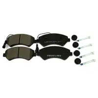 ZIMMERMANN Brake Discs + Pads (Wako) for CITROEN Jumper, FIAT Ducato, and PEUGEOT 16t (Front)