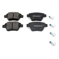 ZIMMERMANN Bremsbel&auml;ge Bremsbelagsatz f&uuml;r Audi A1 A3 Seat Skoda VW Golf 6 hinten