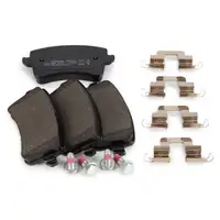 Zimmermann SPORT Brake Discs + Brake Pads for AUDI A4 B8, A5 8T, 8F, Q5 8RB, FY (Rear)