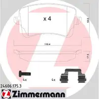 ZIMMERMANN Brake Discs + Pads for AUDI A4, S4 (B8), A5, S5 (8T, 8F) up to November 2010, Q5 (8R) &ndash; Rear