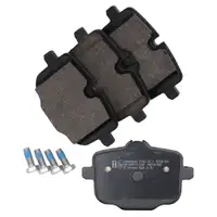 ZIMMERMANN Bremsbel&auml;ge Bremskl&ouml;tze + Warnkontaktsensor f&uuml;r BMW X3M F97 X4M F98 hinten