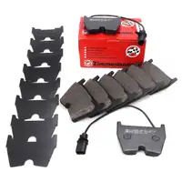 ZIMMERMANN Bremsbel&auml;ge + Warnsensor f&uuml;r AUDI RS4 B7 B8 RS5 8T 8F RS6 C5 R8 Phaeton vorne