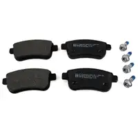 ZIMMERMANN Brake Discs + Wheel Bearings + Brake Pads for RENAULT Megane 3 Fluence (Rear)