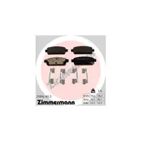 ZIMMERMANN Bremsscheiben + Bremsbel&auml;ge f&uuml;r OPEL Astra J GTC 2.0 OPC 280 PS hinten