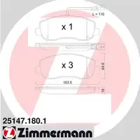 ZIMMERMANN Brake Discs + Pads + Wako for OPEL Movano B, RENAULT Master 3, NISSAN (front)