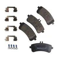 ZIMMERMANN Brake Discs + Pads + Wako for MERCEDES W222 C217 A217 R231 63/65 AMG (Rear)