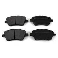 ZIMMERMANN Brake Discs + Brake Pads for FORD Fiesta 6 MK6 B-Max (Front)