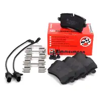 ZIMMERMANN Bremsbel&auml;ge + Sensor f&uuml;r AUDI A6 (4G C7) A7 (4G) PORSCHE Macan (95B) hinten
