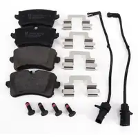 ZIMMERMANN Bremsscheiben + Bremsbel&auml;ge + Wako f&uuml;r AUDI A6 C7 A7 4G PR-1KY hinten