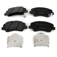 ZIMMERMANN Brake Discs + Brake Pads for HYUNDAI Accent 4 and KIA Rio 3 (Front)