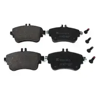 ZIMMERMANN Brake Discs + Pads + Wako for MERCEDES W176, W246, W242, C117, 160, 180 (front)