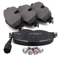 Zimmermann SPORT Bremsscheiben + Bel&auml;ge + Wako f&uuml;r AUDI A3 8V Leon Octavia VW Golf 7 vorne