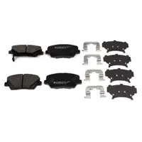 ZIMMERMANN Brake Discs + Brake Pads for KIA Carens 41.6/2.0 GDi 1.7 CRDi (front)