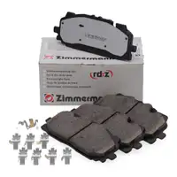 ZIMMERMANN rd:z Bremsbel&auml;ge f&uuml;r AUDI A4 B9 A5 F5 A6 C8 A7 4K A8 Q5 Q7 Q8 Touareg CR7 vorne