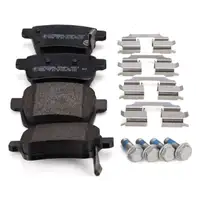ZIMMERMANN Brake Discs + Brake Pads for FIAT Tipo Station Wagon 356_ 1.3/1.6 D (Rear)