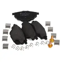 ZIMMERMANN Bremsscheiben + Bel&auml;ge f&uuml;r CITROEN C4 Picasso 2 PEUGEOT 308 2 508 2 hinten