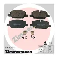 ZIMMERMANN Brake Discs + Brake Pads for OPEL Insignia B 17-inch, Part No. M100001 (front)