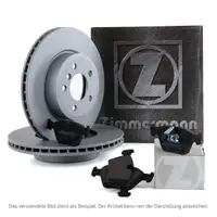 ZIMMERMANN Bremsscheiben + pb:z Bel&auml;ge + Wako f&uuml;r AUDI Q7 PORSCHE Cayenne VW Touareg vorne