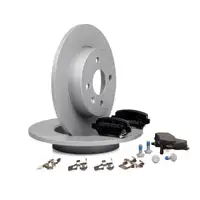 ZIMMERMANN Brake Discs + Brake Pads for OPEL Combo Meriva A (Rear)