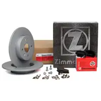 ZIMMERMANN Brake Discs + Brake Pads for OPEL Combo Meriva A (Rear)