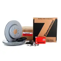 ZIMMERMANN Bremsscheiben &Oslash; 315mm + Bremsbel&auml;ge f&uuml;r OPEL Zafira Tourer C 17 Zoll hinten