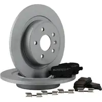 ZIMMERMANN Brake Discs + Pads for OPEL Astra K 16-inch RPO J60 (Rear)