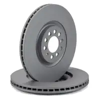 ZIMMERMANN Brake Discs + Pads + Wako for VW Polo 9N 1.8 GTI 1.9 TDI AUDI TT 8N (front)