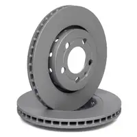 ZIMMERMANN Brake Disc Set for AUDI A3 8L TT, SEAT Leon, SKODA Octavia, Bora, Golf 4 (Rear)