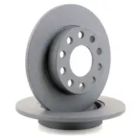 ZIMMERMANN Brake Discs + Brake Pads for AUDI A4 8E B7 SEAT Exeo 3R PR-1KD (Rear)