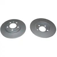 ZIMMERMANN Brake Discs + Pads for VW Golf 4, Bora, and SKODA Octavia 1 (Rear)