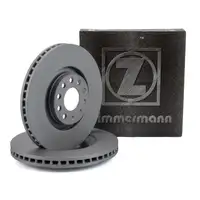 ZIMMERMANN Brake Disc Set for AUDI S4 B5, A4 B7, A6 C5, SEAT Exeo (Front)