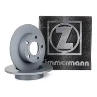ZIMMERMANN Bremsscheiben Satz f&uuml;r VW Passat 3B3 3B5 3B6 AUDI A4 B5 Allrad hinten
