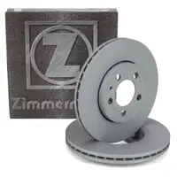 ZIMMERMANN Bremsscheiben Satz f&uuml;r AUDI A1 A3 8L SEAT SKODA VW Golf 4 Polo vorne