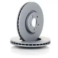 ZIMMERMANN Brake Discs + Brake Pads + Wako for AUDI Q5 8RB PR-1LB/1LC (front)