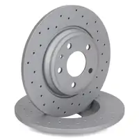 Zimmermann SPORT Brake Discs + Brake Pads + Sensor for AUDI A4 8W B9 A5 F5 (Rear)