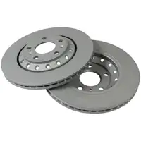 ZIMMERMANN Brake Discs + Brake Pads for AUDI A8 4E2 4E8 1KW (Rear)