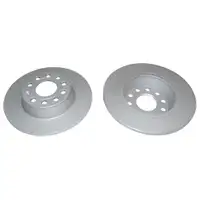 ZIMMERMANN Bremsscheiben + Bel&auml;ge f&uuml;r VW Golf 6 7 Touran AUDI 8P Leon Octavia hinten