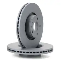 ZIMMERMANN Brake Discs + Pads + Wako for AUDI A6 C6 A8 4E PR-1LG/1LD (Front)