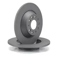 Brake Set: Brake Discs + Brake Pads for AUDI A6 (4F C6) up to July 2010 (Rear)