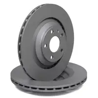 ZIMMERMANN Brake Disc Set for AUDI A6 4F C6 PR-1KW/2EE/2EL (Rear)