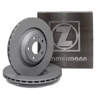 ZIMMERMANN Brake Disc Set for AUDI A6 4F C6 PR-1KW/2EE/2EL (Rear)