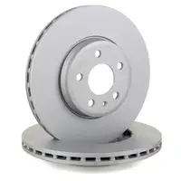 ZIMMERMANN Brake Discs + Pads + Wako for AUDI A4 B8 A5 8T 8F PR-1LT/1LY (Front)